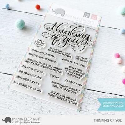 Mama Elephant Clear Stamps - Thinking Of You